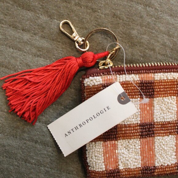 NWT Anthropologie Beaded Coin Purse : Picnic Edition - Picture 8 of 11